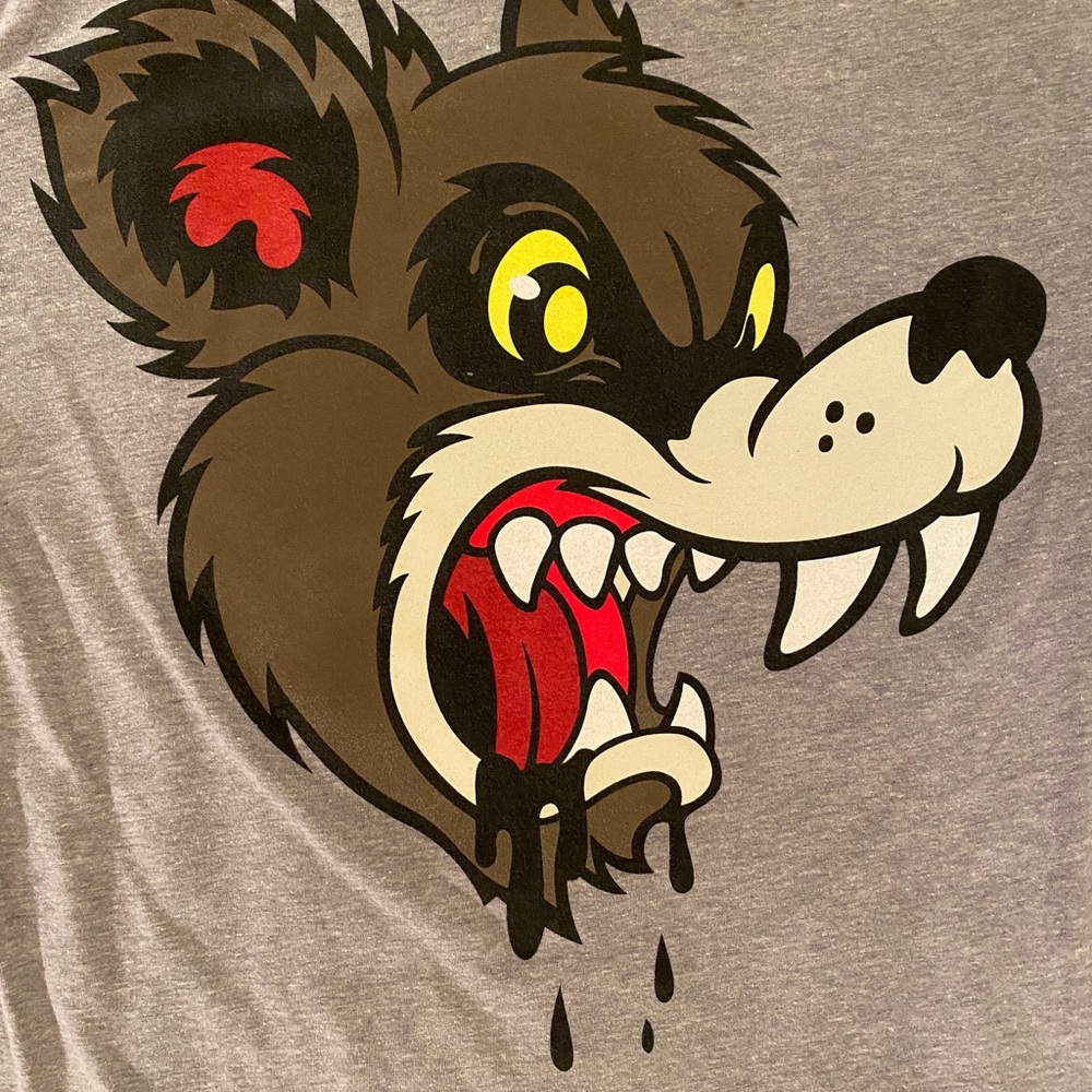 WOLF by Skinny Buddha Co. T Shirt - Picture 3 of 5